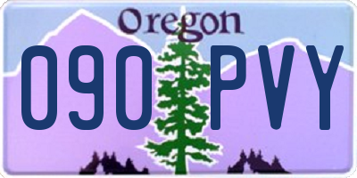 OR license plate 090PVY