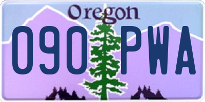 OR license plate 090PWA
