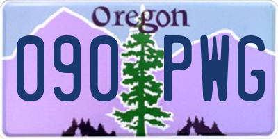 OR license plate 090PWG