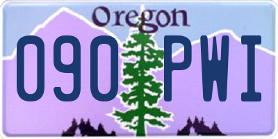 OR license plate 090PWI