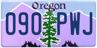 OR license plate 090PWJ