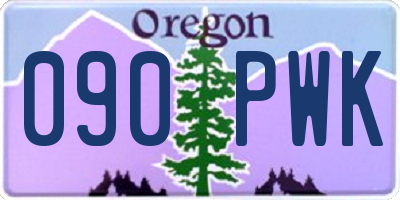 OR license plate 090PWK