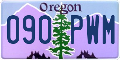 OR license plate 090PWM