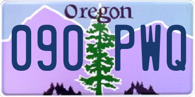 OR license plate 090PWQ