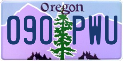 OR license plate 090PWU