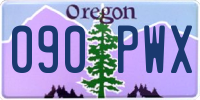 OR license plate 090PWX