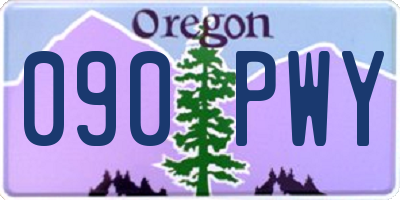 OR license plate 090PWY