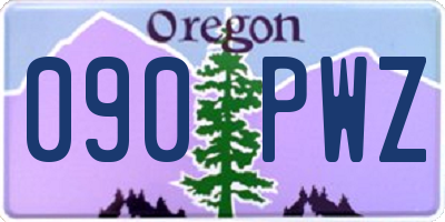 OR license plate 090PWZ