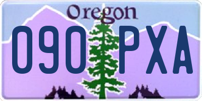 OR license plate 090PXA