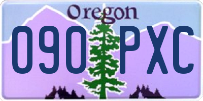 OR license plate 090PXC