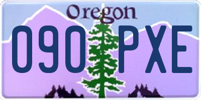OR license plate 090PXE