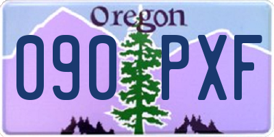 OR license plate 090PXF