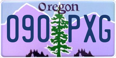 OR license plate 090PXG