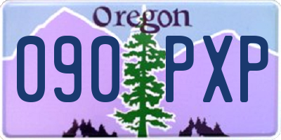 OR license plate 090PXP