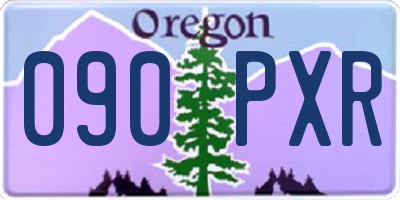OR license plate 090PXR