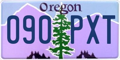 OR license plate 090PXT