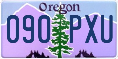 OR license plate 090PXU