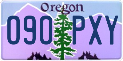 OR license plate 090PXY