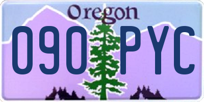 OR license plate 090PYC