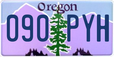 OR license plate 090PYH