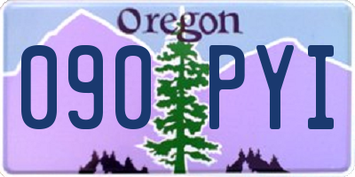 OR license plate 090PYI
