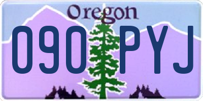 OR license plate 090PYJ