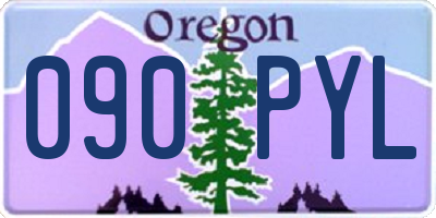 OR license plate 090PYL