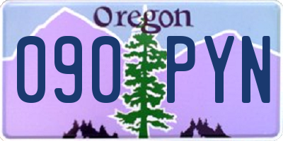OR license plate 090PYN