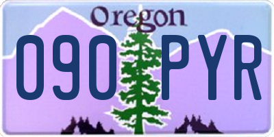OR license plate 090PYR