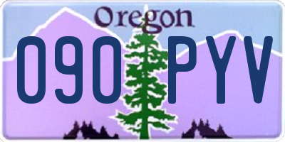 OR license plate 090PYV