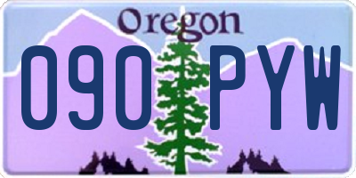 OR license plate 090PYW