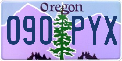 OR license plate 090PYX