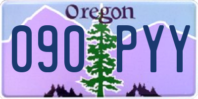 OR license plate 090PYY