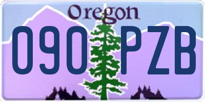 OR license plate 090PZB