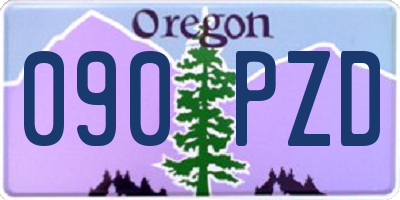 OR license plate 090PZD