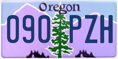 OR license plate 090PZH