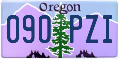 OR license plate 090PZI
