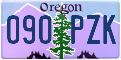 OR license plate 090PZK