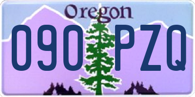 OR license plate 090PZQ