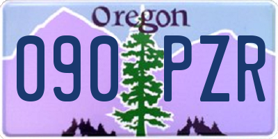 OR license plate 090PZR