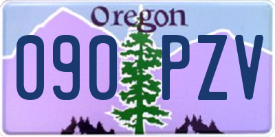 OR license plate 090PZV