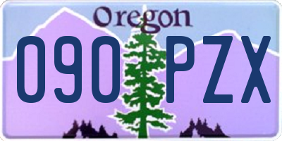 OR license plate 090PZX