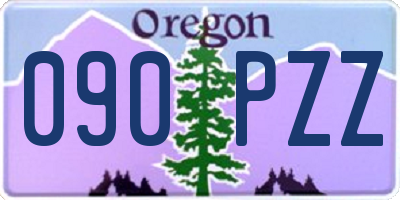 OR license plate 090PZZ