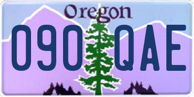 OR license plate 090QAE