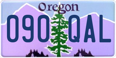 OR license plate 090QAL