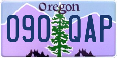 OR license plate 090QAP