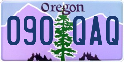 OR license plate 090QAQ