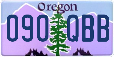 OR license plate 090QBB