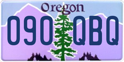 OR license plate 090QBQ