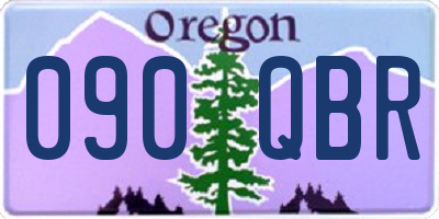 OR license plate 090QBR